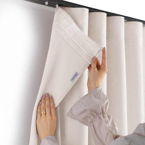 Draperie crem dimout (semi-opacă) 140x250 cm Calisto – Filumi
