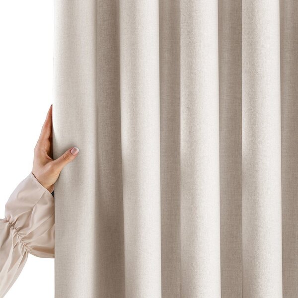Draperie crem dimout (semi-opacă) 140x250 cm Calisto – Filumi
