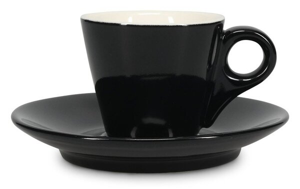 Ceașcă neagră pentru espresso din porțelan 80 ml Barista – BonBistro