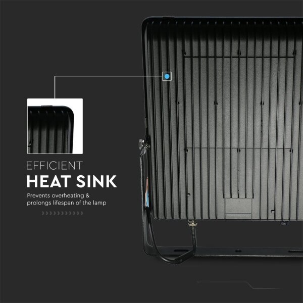 Proiector LED/30W/230V 6400K IP65 negru
