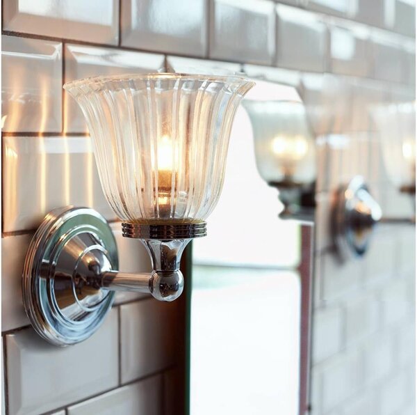 Aplică LED pentru baie Elstead BATH-AUSTEN1-PC AUSTEN 1xG9/3W/230V IP44