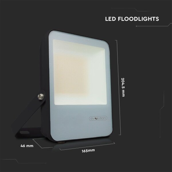 Proiector LED/30W/230V 6400K IP65 negru