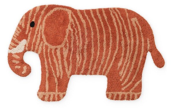 Covor pentru copii teracotă lavabil/țesut manual din bumbac 75x120 cm Snuggle Elodie – Hanse Home