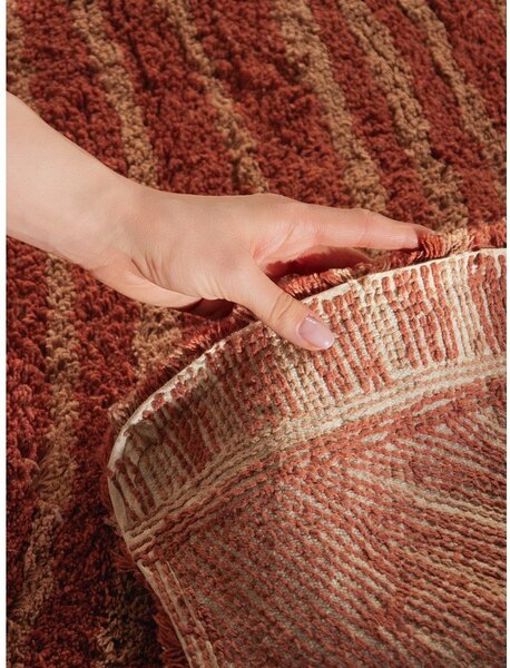 Covor pentru copii teracotă lavabil/țesut manual din bumbac 75x120 cm Snuggle Elodie – Hanse Home