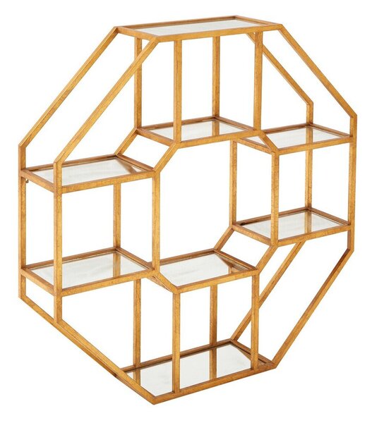 Raft în culoare naturală etajat din metal 92 cm Zariah – Premier Housewares