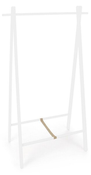 Suport pentru haine alb din lemn de mesteacăn 91x151x50 cm Daiki – Yes Everyday
