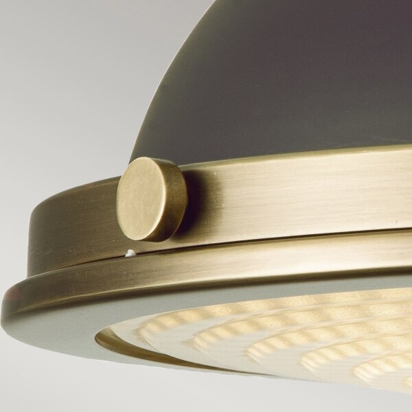 Plafonieră Hinkley HK-AMELIA-F-M-RB AMELIA 2xE27/40W/230V negru/bronz