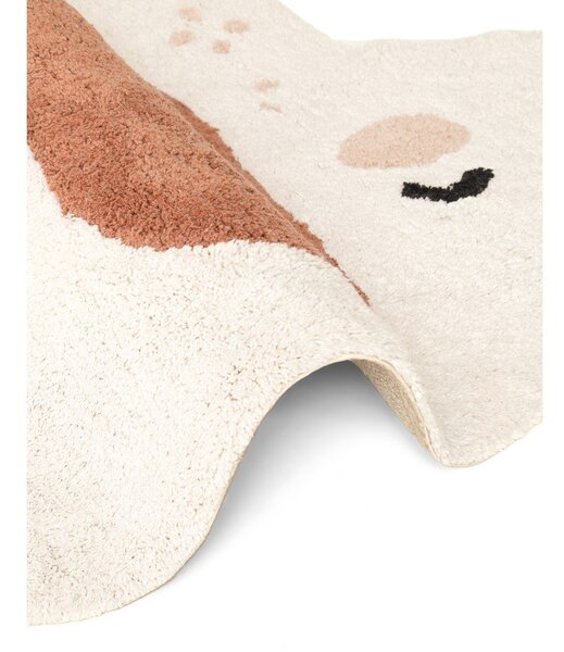 Covor pentru copii maro/crem lavabil/țesut manual din bumbac 95x120 cm Snuggle Emmi – Hanse Home