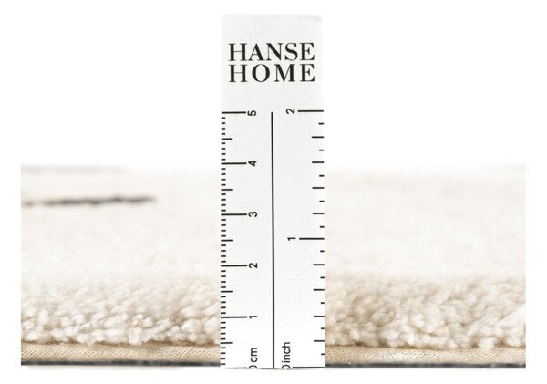 Covor pentru copii negru/crem lavabil/țesut manual din bumbac 103x120 cm Snuggle Patsy – Hanse Home