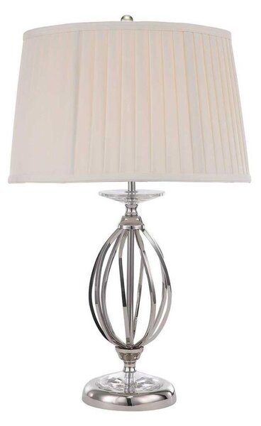 Lampă de masă Elstead AG-TL-POL-NICKEL AEGEAN 1xE27/60W/230V crom lucios