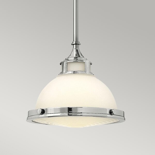 Lustră pe tijă Hinkley HK-AMELIA-P-S-CM AMELIA 1xE27/60W/230V crom lucios