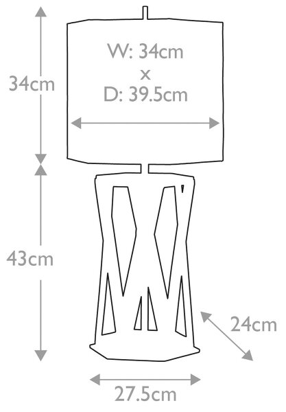 Lampă de masă Elstead APOLLO-TL-WHT APOLLO 1xE27/60W/230V auriu/alb