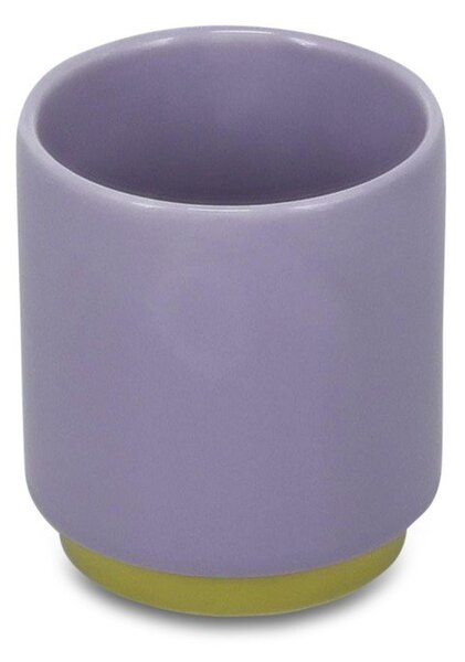 Ceașcă verde/mov din gresie ceramică 270 ml Duo – ONA