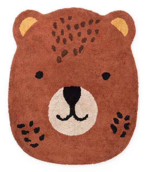 Covor pentru copii maro lavabil/țesut manual din bumbac 120x149 cm Snuggle Berry – Hanse Home