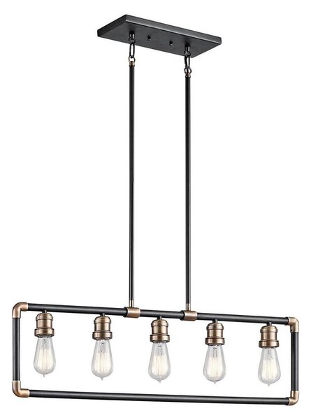 Lustră pe tijă Kichler KL-IMAHN-ISLE IMAHN 5xE27/60W/230V