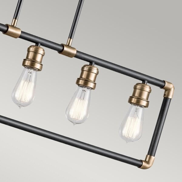 Lustră pe tijă Kichler KL-IMAHN-ISLE IMAHN 5xE27/60W/230V