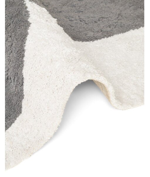 Covor pentru copii gri/crem lavabil/țesut manual din bumbac 140x200 cm Snuggle Emil – Hanse Home