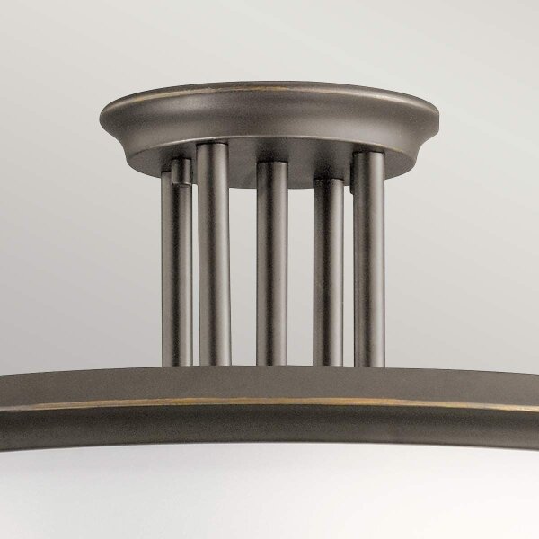 Lustră aplicată Kichler KL-DREYFUS-SFOZ DREYFUS 3xE27/60W/230V bronz