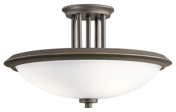 Lustră aplicată Kichler KL-DREYFUS-SFOZ DREYFUS 3xE27/60W/230V bronz