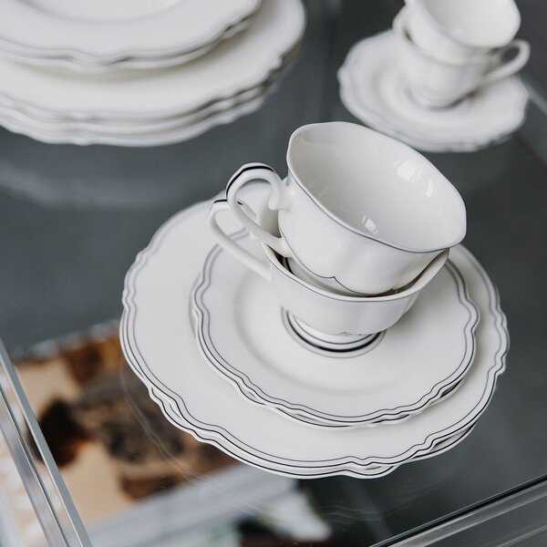 Cești albe 2 buc. new bone china 190 ml Odette – S|P Collection