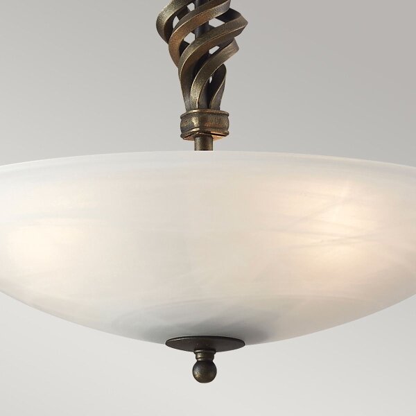Lustră aplicată Elstead PB-SF-A-BLK-GOLD PEMBROKE 3xE14/60W/230V