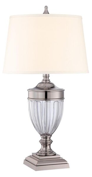 Lampă de masă Quoizel QZ-DENNISON-PN DENNISON 1xE27/60W/230V crom lucios