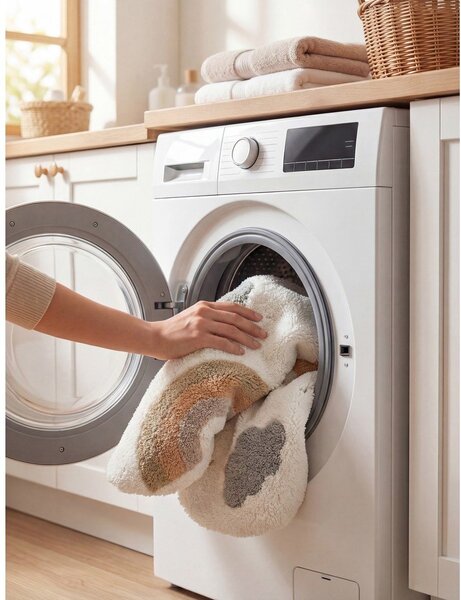 Covor pentru copii crem lavabil/țesut manual din bumbac 140x200 cm Snuggle Willy – Hanse Home