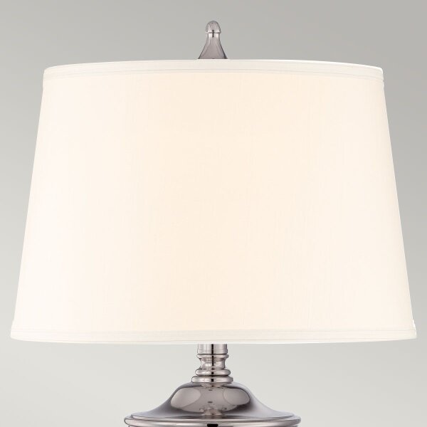Lampă de masă Quoizel QZ-DENNISON-PN DENNISON 1xE27/60W/230V crom lucios