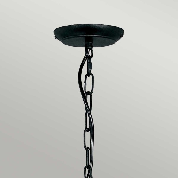 Lustră pe lanț Elstead ART5-BLACK ARTISAN 5xE14/60W/230V