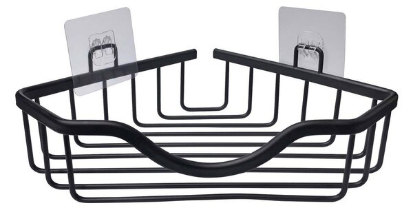 Raft pentru baie negru mat autoadeziv/pentru colț din aluminiu Filaire Aluminium – douceur d'intérieur