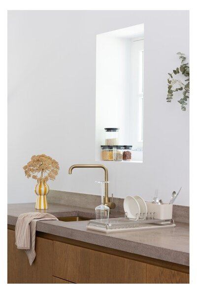 Scurgător de vase bej din metal 46x20 cm – Brabantia