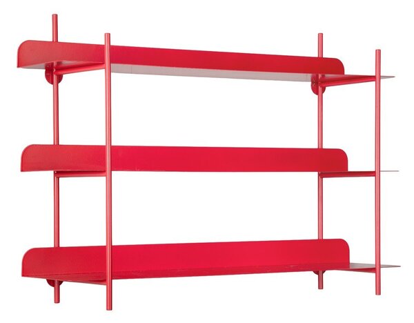 Raft roșu etajat din metal 60 cm Cool Retro – PT LIVING
