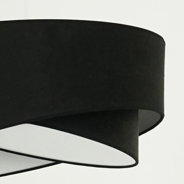 Lustră LED pe cablu Brilagi LYRA 1xE27/15W/230V negru/alb