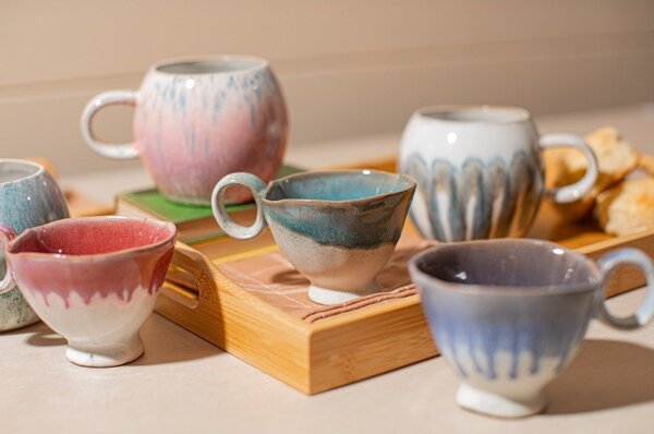 Ceașcă albastră din ceramică Colette – Sass & Belle