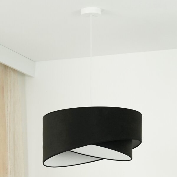 Lustră LED pe cablu Brilagi LYRA 1xE27/15W/230V negru/alb