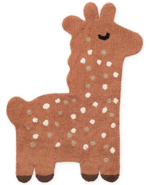 Covor pentru copii maro lavabil/țesut manual din bumbac 89x120 cm Snuggle Gino – Hanse Home
