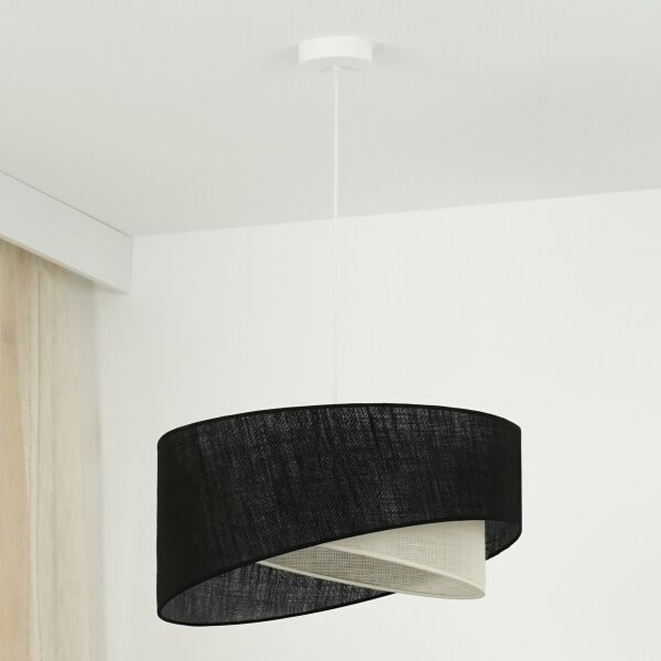 Lustră LED pe cablu Brilagi LYRA 1xE27/15W/230V negru/crem