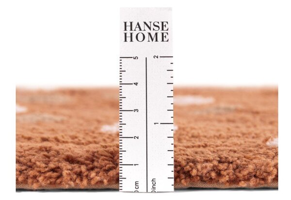 Covor pentru copii maro lavabil/țesut manual din bumbac 89x120 cm Snuggle Gino – Hanse Home