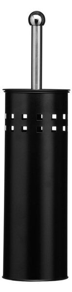 Perie de WC negru-mat din metal Indy – Premier Housewares