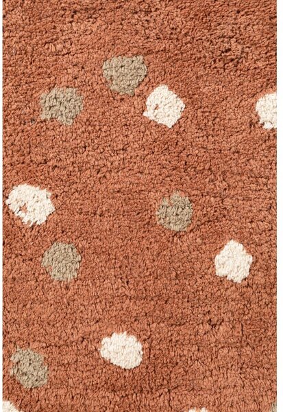 Covor pentru copii maro lavabil/țesut manual din bumbac 89x120 cm Snuggle Gino – Hanse Home