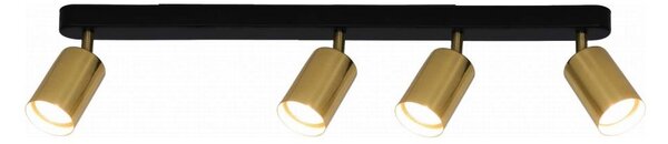 Spot KONCEPT 4xGU10/35W/230V negru/auriu