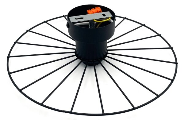 Aplică MONTANA 1xE27/15W/230V d. 30 cm negru