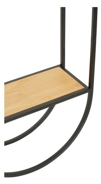 Raft negru/în culoare naturală etajat din metal 35 cm Mataram – Premier Housewares