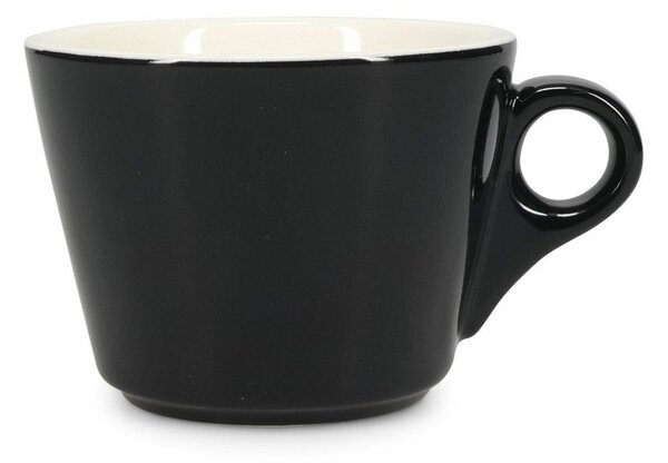 Ceașcă neagră pentru cappuccino din porțelan 160 ml Barista – BonBistro
