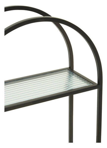 Raft negru/în culoare naturală etajat din metal 35 cm Mataram – Premier Housewares