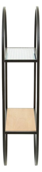 Raft negru/în culoare naturală etajat din metal 35 cm Mataram – Premier Housewares