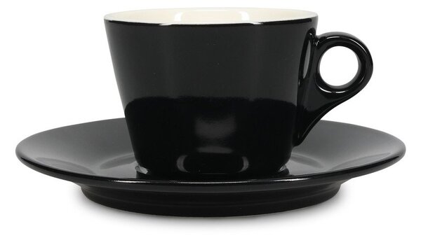 Ceașcă neagră pentru cappuccino din porțelan 160 ml Barista – BonBistro