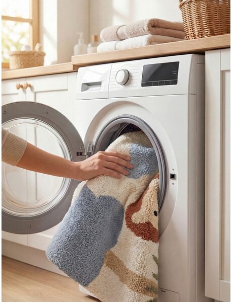 Covor pentru copii crem lavabil/țesut manual din bumbac 140x200 cm Snuggle Lionel – Hanse Home