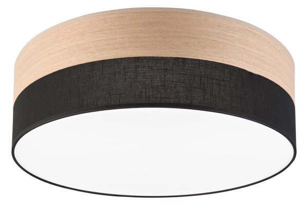 Plafonieră LED SIRJA WOOD LED/36W/230V d. 45 cm negru/stejar