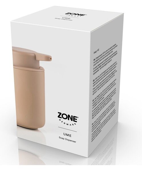 Dozator de săpun lichid bej din gresie ceramică 250 ml Ume – Zone